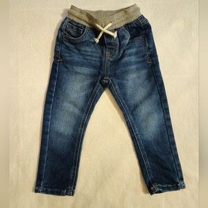 3/$15 Cat & Jack Blue Denim Kids Jeans with Gray Waistband